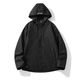 Nanyuqiu (NANYUQIU) jacket men's autumn jacket Korean style versatile 2021 new loose stand collar hooded outer wear trendy men's sports 6218 blue (stand) collar 2XL (140-160Jin [Jin equals 0.5 kg])