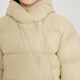 
jnby by JNBY Jiangnan cloth children's clothing autumn and winter down jacket thickened warm soft hooded boys, girls and children 1NAC12610 748 light bean yellow 130 cm