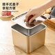 Condiment box commercial square stainless steel jam box kitchen restaurant special condiment jar canteen material cylinder square basin silver with opening lid 16cm square condiment jar 26 0ml