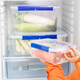 JPHZNB Refrigerador rectangular de plástico transparente Cocina especial Almacenamiento de sellos comerciales Grado de alimentos Grandes caja de refrescos SEAL 9901