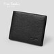 Pier Cardin Herren Brieftasche Kurzer Mehrzweck-Ticket-Clip Horizontales Geldbeutel Geschenk für Ehemann und Freund Valentinstag Geschenk Praktisches klassisches Modell [Counter Gift Box]