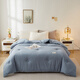 Jieliya Class A antibacterial fabric 51% Xinjiang cotton fiber is about 6 Jin [Jin equals 0.5 kg] 200*230cm light blue grid