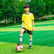 
He Yangyu 2024 New Mandarin Duck Children's Football Shoes Boys Primary School Velcro TF Broken Nails Football Training Shoes Girls 6199 Black and Blue Broken Nails [Buy one + five] 32