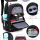 Mochila de Luyide Saber para la mochila para hombres Bolsa de la escuela de secundaria de gran capacidad.