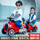 Hui Zhenyu [24 upgrades] Children's electric train can be used for four-wheel remote control of people and boys and girls. Black train sits on two + 12V large electric + music early education + Bluetooth dual drive
