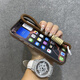 
Mifushi Applicable to Apple 16 mobile phone case Titanium gray magnetic soft sand iphone16promax new translucent 15pro premium 14 hard shell 13 matte 16plus ultra-thin protective case matte hard shell magnetic [titanium gray] + gray bracelet iPhone 16