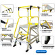 
Stable and resistant BAILEY Hercules Ladder Aluminum Alloy Hercules Ladder 3.1m Platform Ladder Climbing Ladder Eight Steps FS13596