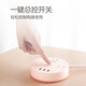 Taureau mignon rond fille ride ride bouchon de dessin animé mignon filet de dessin animé home multifonctionnel usb rétro socket dortoir de chevet de chevet de chevet multipore de borne intelligente [socket de dessin versé] 3 bouchons + 3USB 1,8 mètres r203u poudre