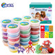 [70% new] Peipeile plasticine colored clay clay children's day gift toys space sand mud 36 color light mud baby art handicraft class DIY safety ultra light clay mold tool set set
