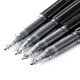 Baoke Neutral Pen 1.0 Comercio de oficinas Comerciales Pen a la cabeza gruesa Stroke de agua Escritura lisa Gran capacidad Calligrafía Firma Firma PC1048 Negro Pen 12 Caja + 12 Negro Regillados