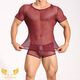 Ji uuy (jiuuy) erotischer Tanga, atmungsaktives und sexy Styling von Männern, Maschenanzug, Körper Schönheitsnetz