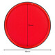 
Deli (deli) red quick-drying ink, financial office supplies round shell shaping seconds quick-drying printing platform/mimeograph stamp Fingerprint ink, metal shell quick-drying printing platform, diameter 89mm 9859