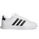 Adidas Casual Shoes Мужская обувь 2025 Летние новые кроссовки модные трехсторонние удобные туфли с низкой вершиной GW9195 Белые и черные 42,5 (265 мм)