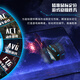 AOC 全属性系列 电竞游戏鼠标垫超大号 800*300*4mm加厚锁边办公键盘电脑书桌垫 科幻蓝色 M150 星蚀