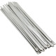 Autocolqueo 304 Cable de acero inoxidable Cable de un cable Cable de corrosión al aire libre Hebilla de metal resistente a alta temperatura y baja temperatura 7.9*450 mm de 20 mm OT3294