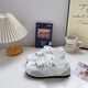 Delia Puff Shoes 2025 Осень Новая нишевая белая туфли модные и универсальные туфли ловкого тренажера мягкая подошва легкая ботинки B3519 Beige 37