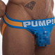
Ins new trendy brand mesh men's underwear thong sexy breathable double thong transparent seductive couple red M