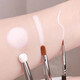 Banrenjia fine flat head double-ended sponge concealer brush lip brush dark circles tear trough eyeliner brush foundation brush quick makeup application T22 fine concealer brush 1