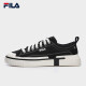 斐乐（FILA）LOOP断层鞋男鞋帆布鞋新款休闲鞋运动板鞋 黑-BK 41