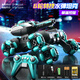 
Zhicheng Minichuang Children's Gesture Sensing Remote Control Tank Vehicle Can Explode Water Bullet Spray Six-Wheel Off-Road Electric Vehicle Boy Toy 23cm [Single Control] 6-Wheel Special Stunt Water Bull Tank-Blue Hao Equipped with Three Electric Power [Battery 90 minutes + 6w Water Bullet]