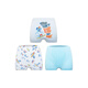 Aimer Kids Buards Buards Modal de 3 paquetes de 3 paquetes para ropa interior infantil para ropa interior para hombres y niñas para calzoncillos de ángulo plano medio 3A Antibacterial Un dinosaurio de ángulo plano masculino AK223B673 3 piezas 130