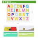 Niedliche ABCD-Brief Spielzeughandschützer Panel Holz 2-3-4 Jahre alte Baby Puzzle Brett Kognition Form Kognition Kognition