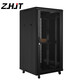 ZHJT机柜27U网络机柜1.4米标准机柜600*600*1400ZT6627 黑色玻璃门 普通款
