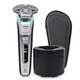 Philips (Philips) Philips Electric Shaver S9933 Men's Razor Muscle Energy Technology Serie inteligente de detección de luz S9932 Auténtica SP9883 Rich Gold (con soporte de carga + dispositivo de limpieza