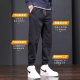 Zhaoxun short men's pants 160 cropped pants men's autumn and winter 2024 new sports long tying loose sports workwear 689 camel M (95-110Jin [Jin equals 0.5 kg])