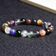 Muchin crystal multi-pack bracelet hair crystal ghost super seven aurora prehnite tanzanite mixed crystal bracelet