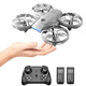 
4DRC SiDi No. DJI UAV HD aerial photography quad-axis remote control aircraft children's electric toys boys birthday gift elegant gray [induction + remote control dual mode] dual electric