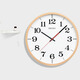 SEIKO Japanese Seiko Rock Barros Second Awole Table Sala de estar Atmosférica y simple dormitorio de 12 pulgadas Reloj de pared de 30 cm QXA691A
