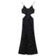 Hiver Black Shiny Suspenten Robe avec femme de style féminin Sexy Temperament Design Backless Niche Robe Black [Version 3888] S