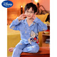 Disney (DISNEY) children's pajamas boys spring and autumn long sleeves pure cotton thin Spider-Man little boy medium and big baby home clothing set 1048-Aotuman 10 size height 110-120cm 5-6 years old