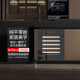 DBERLAN 700 high kitchen cabinet with built-in red wine cabinet, constant temperature wine cabinet, tea beverage cabinet, air-cooled electric one-touch door opening, variable frequency model - 700 high electric door, single temperature - smart display large screen 36 bottles