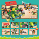 
Senbao building blocks lE high building blocks plants vs. zombies game mecha puzzle assembly children 6 to 12 years old toys children's festival Plant zombies crazy backyard 687pcs