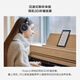 Roland HP702 Luxus vertikaler elektrisches Klavier 88 Key Housed Hammer Hammer Erwachsene Professionelle Bühnenbühne Digitales Klavier Deep Rose Wood Farbe + kostenloser Hebeschuk + kostenlose Kopfhörer
