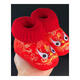 Midur infants 0-12 months 1 year old baby autumn and winter full moon tiger head cotton shoes red soft sole one year old warm baby shoes No-red (tiger boots) 11.5 (M inner length 11.5cm recommended for 6-12 months)