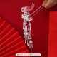Meng Junchen, Miao and Guizhou minority headwear, Dong and Miao silver hairpins, tassel hairpins, Hanfu hairpins, stage performance accessories 18-Fenglaichao (Miao silver hairpins)
