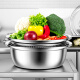 Jirui 304 stainless steel basin 40cm and wash basin multi-purpose basin cooking bowl induction cooker available JR3141