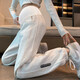 Jingqi (JOYNCLEON) maternity pants spring and autumn wear casual sports pants small size sweatpants light gray L jyk28218
