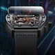 Mark Waffe (FAIRWHALE) Trailblazer Series Watch Men's Hollow Full Automatic Mechanical Watch Men's Watch Fashion Student Sports Luminous National Watch Men [Swiss Quality] FW6180 Full Black