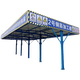 XMSJ Customized Steel Stab Procesed Shed Construction Site Standard -Set Temporärer Sicherheit Durchgang Holzbearbeitungsschuhe Tee Pavillon Drahtabdeckungsmaschine 6636 mittlere Einsäule