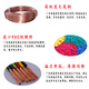 Shushe Guangdong Xinliwan Power Wire ZCBVR15254 Liwan Plastique simple en plastique Multi-Strand Core National Standard Soft Wire ZC-BVR 1 carré 100 mètres rouge