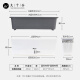 Nine Thousand Grain Vegetable Basin Rectangular Home Planting Pot Vegetable Plastic Long Strip Flower Pot Tank Double-layer Thickened Small 6195