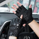 Gants à demi-doigts en peau de mouton MUXIEIER POUR LES HOMMES MOTOROCHINE TACTIQUES SPORTATES EXTÉRIEURES