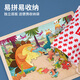 TOI Child's's Story Puzzle Toys Education Education Puzzle en bois Buzzle Boy and Girl Gift 100 pièces Continent dinosaure