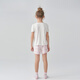 Aimer Kids Class A Modal 3A Antibakterielle Männer und Mädchen Kinderpyjama Pullover Kurzarm Pyjamas/Hosen dünne atmungsaktive Milch Leder Kleidung Frauen mit Top-Little-Kaninchen AK141B692 120