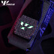 PSIGEAR Luminous Logo Velcro Bag Morale Badge Armband Laser Hollow Outdoor Luminous Velcro Poster