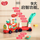 
HUILE TOYS 4-in-1 Smart Fun Train Baby Walker Children's Twist Car 1-3 Years Old Boy and Girls Years Old Toy Gift 4-in-1 Multifunction Smart Fun Train D8990